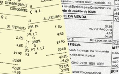 Entenda a diferença entre cupom fiscal e nota fiscal